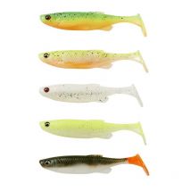 Gummifisch Savage Gear Fat Minnow T-tail - 13cm - 5er Pack Svs77012