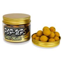 Bouillette Flottante Pro Elite Baits Gold Natural Pop Ups Sweet Dreams - 14mm - Pour Pêche de la Carpe - Pêcheur.com
