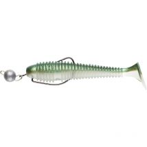 Amostra Vinil Arma Swimy Cheburashka Rig Galfion Fat Shad Noir/jaune Swplg501295-k012