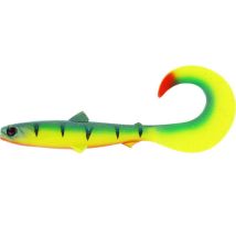 Leurre Souple Westin Bullteez Curltail - 10cm - Par 2 Tiger Perch - Pour Pêche des Carnassiers - Pêcheur.com