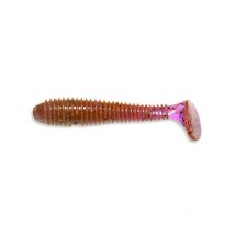 Leurre Souple Crazy Fish Vibro Fat 4.7" - 12cm - Par 4 Ultraviolet - Pour Pêche des Carnassiers - Pêcheur.com