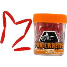 Appât Artificiel Powerline Jig Power Powerbetes Vers De Farine Rouge - Pêcheur.com