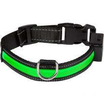 Collier Lumineux Eyenimal Light Collar Usb Rechargeable Vert - L