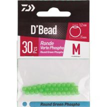 Perle Daiwa D'bead Rondes Vert - L - Pêcheur.com