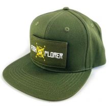 Casquette Homme Fishxplorer Snapback - Pack 3 Scratchs Carnassier Vert - Pêcheur.com
