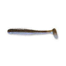 Soft Lure Crazy Fish Vibro Worm 4" - 10cm - Pack Of 5 Vibroworm4-3d