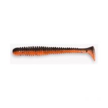 Esca Artificiale Morbida Crazy Fish Vibro Worm 4" - 10cm - Pacchetto Di 5 Vibroworm4-8d