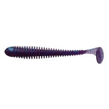 Amostra Flexível Crazy Fish Vibro Worm 4" - 10cm - Pack De 5 Vibroworm4-99