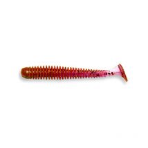 Soft Lure Crazy Fish Vibro Worm 4.5" - 11.5cm - Pack Of 5 Vibroworm45-12