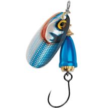 Colher Giratória Blue Fox Vibrax Gilded Single Barbless Hook No1 - 4g Vx2526045