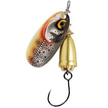 Spinner Blue Fox Vibrax Gilded Single Barbless Hook No1 - 4g Vx2526046