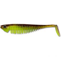 Leurre Souple Toppies Skeletonius - 10cm - Par 4 Watermelon Lime - Pêcheur.com