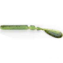 Leurre Souple Lake Fork Hyper Worm - 12.5cm - Par 10 Watermelon Seed Chartreuse Pepper