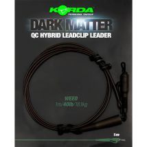 Leader Korda Dark Matter Leader Qc Hybrid Clip Weedy Green - 1m
