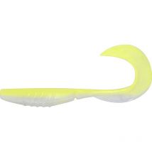 Leurre Souple Megabass X-layer Curly - 17cm - Par 4 White Chart - Pêcheur.com