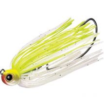 Jig Ever Green Swimmming Trooper - 18g White Chartreuse