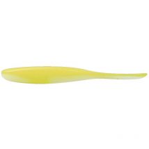 Leurre Souple Keitech Shad Impact 3" - 7.5cm - Par 10 White Chartreuse - Pêcheur.com