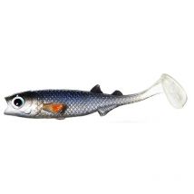 Leurre Souple Fishing Ghost Renky Shad - 7.5cm - Par 6 White Fish