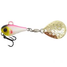 Leurre Coulant Suissex Spin Bullet - 7g White Pink - Pour Pêche des Carnassiers - Pêcheur.com