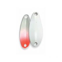 Cuiller Ondulante Crazy Fish Spoon Seeker - 2g White Red And White Back