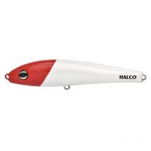 Leurre De Surface Halco Slidog 85 - 8.5cm White Redhead
