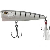Leurre De Surface Lmab Splash Vibe 70 - 7cm White Tiger