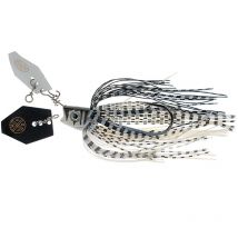 Chatterbait Lmab Multivibe 2.0 - 18g White Tiger - Pêcheur.com