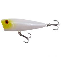 Leurre De Surface Adam's M'popper 50 - 5cm White - Pêcheur.com