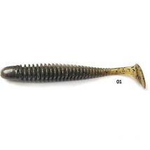 Artificiale Morbida Noike Ninja Shad 4" - 10cm - Pacchetto Di 7 Wobbleshad4-01