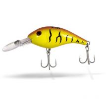 Leurre Flottant Black Cat Baby Cranker - 12cm Yellow Zombie - Pêcheur.com