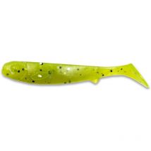 Leurre Souple Kanalgratis Flatnose Mini - 9cm - Par 10 Zalt And Pepper Lime