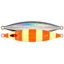 Jig Volkien Slow Flap - 200g Zebra Glow Orange - Pêcheur.com