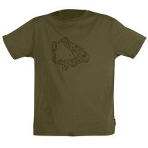 Man Avid Carp Icon T-shirt Khaki A0620320