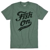 Man Cyril Chauquet Fish On Vintage Tsh-fishonvin-vertmili-xl