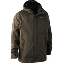 Man Jacket Deerhunter Track Rain Jacket With Membrane Walnut 5073-380dh-m