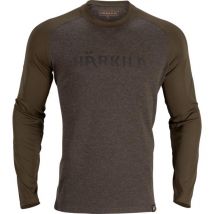 Man Long-sleeved T-shirt Harkila Metso L/s Brown 16010422903