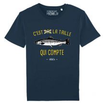 Man Monsieur Pêcheur C'est Pas La Taille Qui Compte Tshirttaillecarpe-14