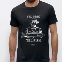 Man Monsieur Pêcheur Tel Père Tel Fish Tshirttelpere-2