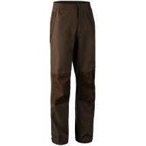 Man Pants Deerhunter Track Rain Trousers With Membrane Walnut 3073-380dh-l