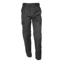 Man Pants Idaho Basic Polycoton Black 1002-noir-(a)-36