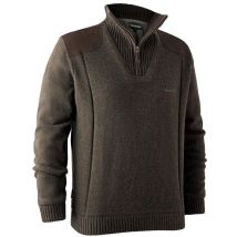 Man Sweater Deerhunter Carlise With Stormliner Brown 8370-383dh-2xl