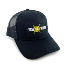Mannenpet Met Klittenband Fishxplorer Trucker Fxp-blktrucker