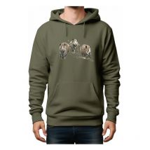 Männer-sweat Bartavel Sweatcapuchehoodiekaki-t1103-l