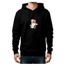 Männer-sweat Bartavel Sweatcapuchehoodienoir-t570-s