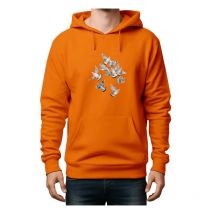 Männer-sweat Bartavel Sweatcapuchehoodieorange-t577-l