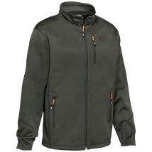 Männer-sweat Percussion Zippé 15183-kaki-pas-xl