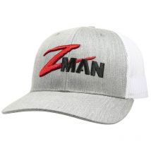 Männerkappe Zman Structured Trucker Hatz - Gris/blanc Zman119