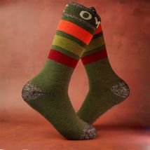 Meias Homem One More Cast Primrose Heel Merino - Kaki Omcsk1