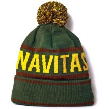 Men's Beanie Navitas Ski Bobble Hat Green Ntca009