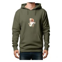 Men's Hoodie Bartavel Sweatcapuchehoodiekaki-t570-xl